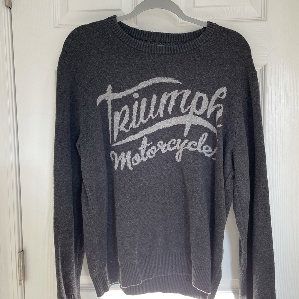 Triumph motorcycle sweater